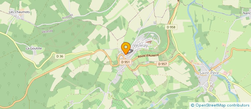 localisation de l'entreprise MONSIEUR OLIVIER BELNARD à VEZELAY