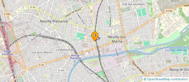 localisation de l'entreprise MONSIEUR OLIVIER BELZEAUX à NEUILLY-SUR-MARNE