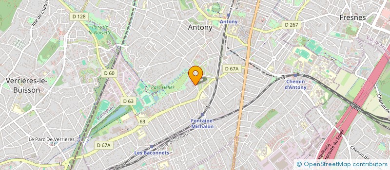 localisation de l'entreprise MONSIEUR OLIVIER BEN AYCH  ANTONY