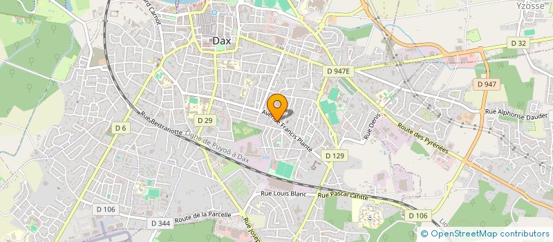 localisation de l'entreprise MONSIEUR OLIVIER BEN TOLILA à DAX