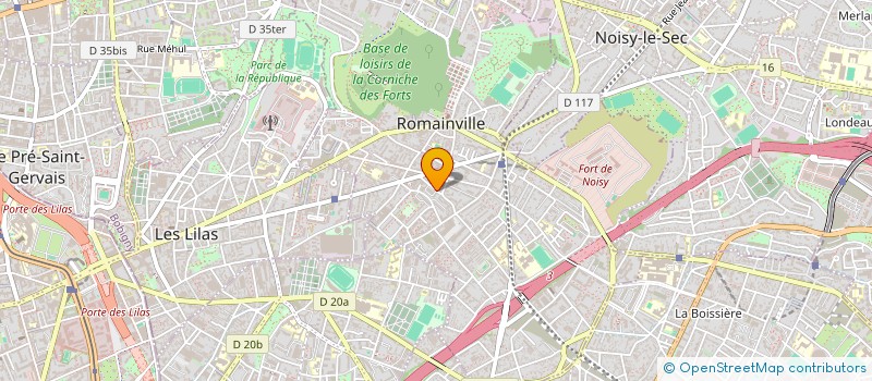 localisation de l'entreprise MONSIEUR OLIVIER BENAIS à ROMAINVILLE