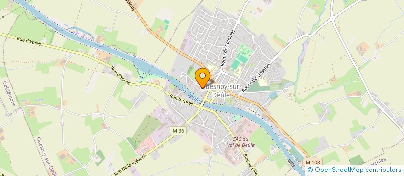 localisation de l'entreprise MONSIEUR OLIVIER BENASSI à QUESNOY-SUR-DEULE