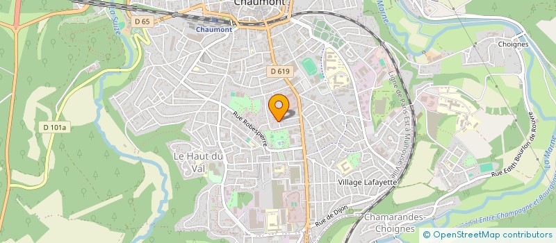 localisation de l'entreprise MONSIEUR OLIVIER BENEYTO à CHAUMONT