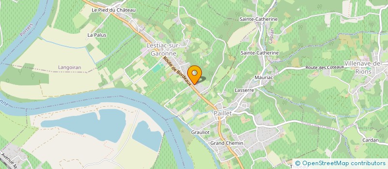 localisation de l'entreprise MONSIEUR OLIVIER BENGHEZAL  LESTIAC-SUR-GARONNE