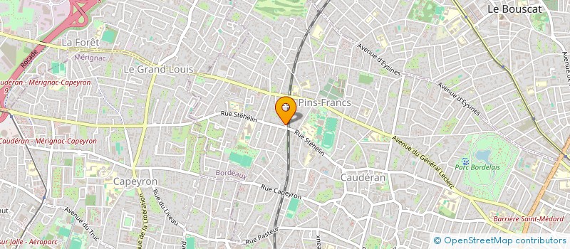 localisation de l'entreprise MONSIEUR OLIVIER BENICHOU  BORDEAUX