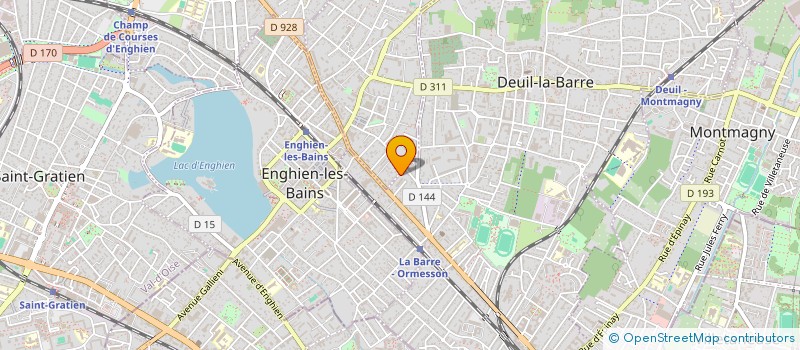 localisation de l'entreprise MONSIEUR OLIVIER BENNATO  DEUIL-LA-BARRE