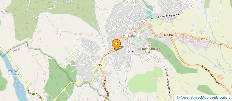 localisation de l'entreprise MONSIEUR OLIVIER BENNE à FORCALQUIER