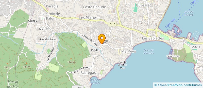 localisation de l'entreprise MONSIEUR OLIVIER BENOIT à LA SEYNE-SUR-MER