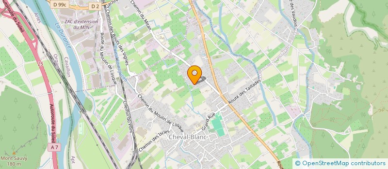 localisation de l'entreprise MONSIEUR OLIVIER BENOIT  CHEVAL-BLANC