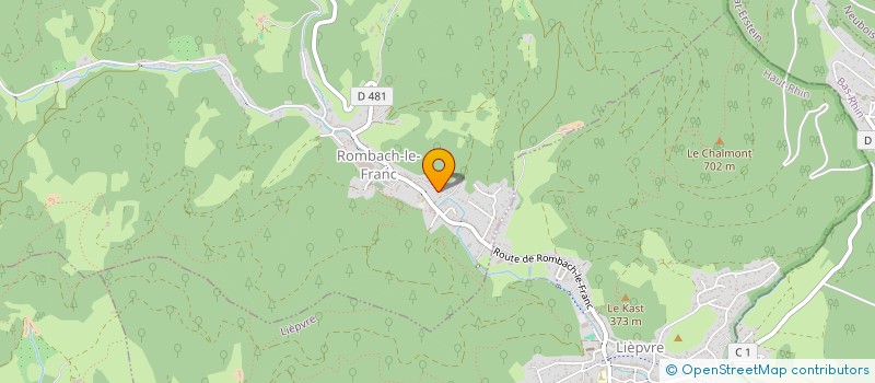 localisation de l'entreprise MONSIEUR OLIVIER BENOIT  ROMBACH-LE-FRANC