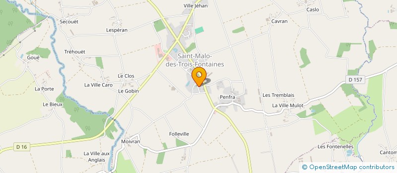 localisation de l'entreprise MONSIEUR OLIVIER BENQUET à SAINT-MALO-DES-TROIS-FONTAINES