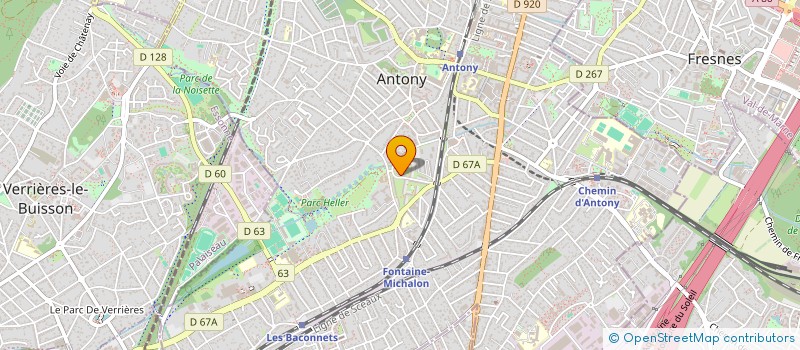 localisation de l'entreprise MONSIEUR OLIVIER BENTOLILA à ANTONY