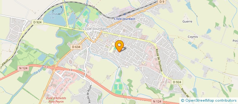 localisation de l'entreprise MONSIEUR OLIVIER BERARD  L'ISLE-JOURDAIN