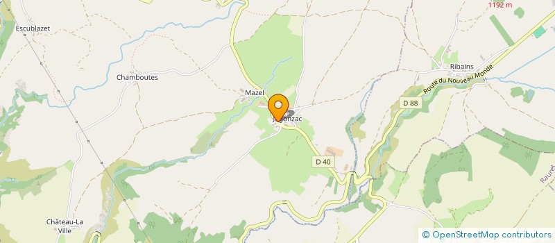 localisation de l'entreprise MONSIEUR OLIVIER BERAUD  SAINT-HAON