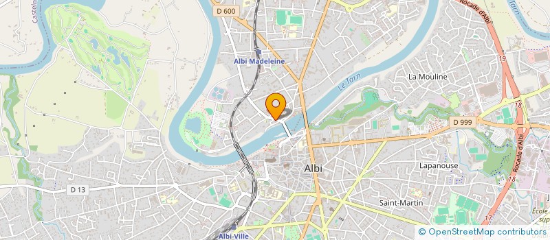 localisation de l'entreprise MONSIEUR OLIVIER BERCE à ALBI