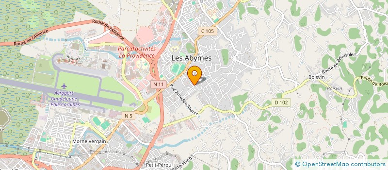 localisation de l'entreprise MONSIEUR OLIVIER BERCHEL à LES ABYMES