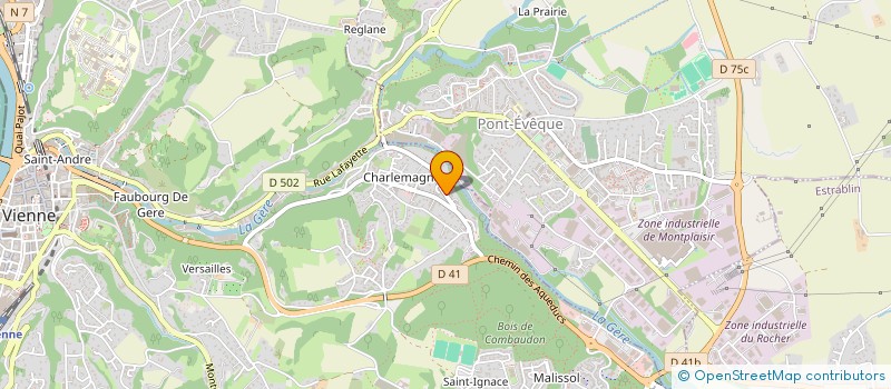 localisation de l'entreprise MONSIEUR OLIVIER BERLIE  VIENNE