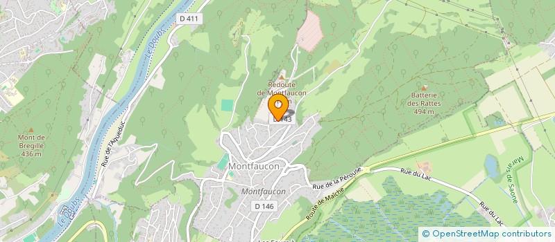 localisation de l'entreprise MONSIEUR OLIVIER BERNARD  MONTFAUCON