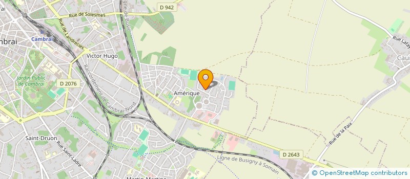 localisation de l'entreprise MONSIEUR OLIVIER BERNARD  CAMBRAI