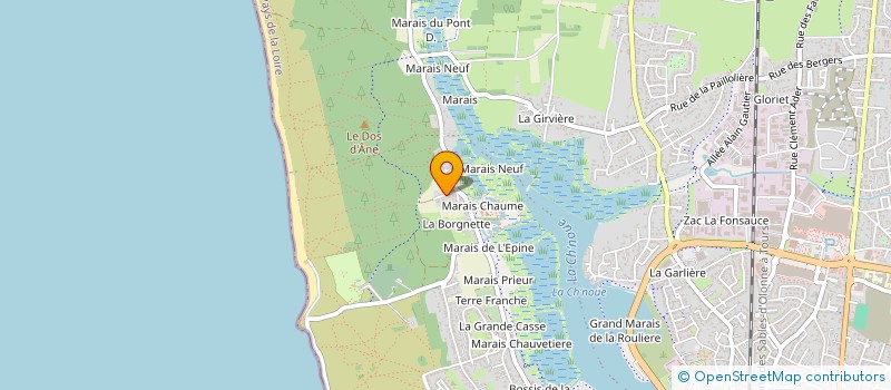 localisation de l'entreprise MONSIEUR OLIVIER BERNARD à LES SABLES D'OLONNE