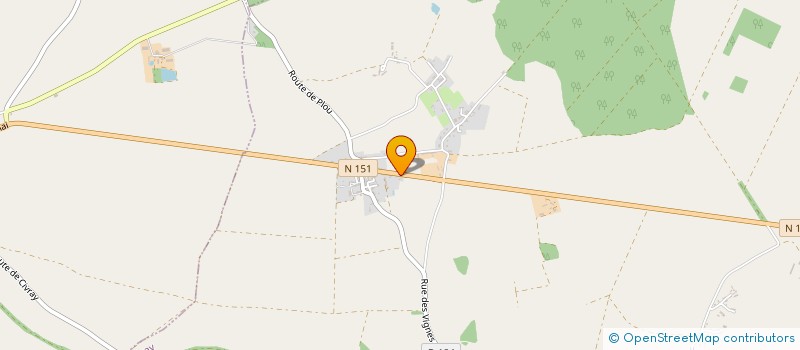 localisation de l'entreprise MONSIEUR OLIVIER BERNARDIN  CIVRAY