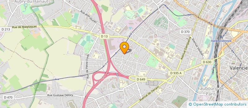localisation de l'entreprise MONSIEUR OLIVIER BERNARDINI à VALENCIENNES