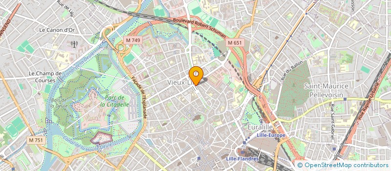 localisation de l'entreprise MONSIEUR OLIVIER BERNE à LILLE