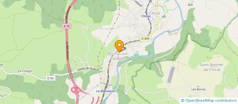 localisation de l'entreprise MONSIEUR OLIVIER BERNE  BOURGS SUR COLAGNE