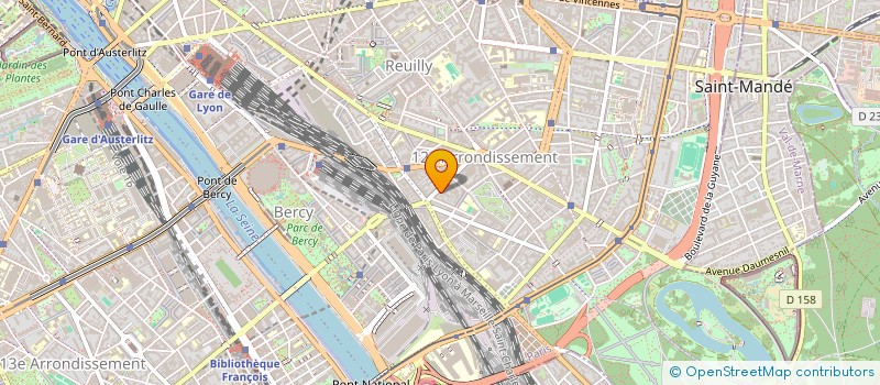 localisation de l'entreprise MONSIEUR OLIVIER BERNI  PARIS