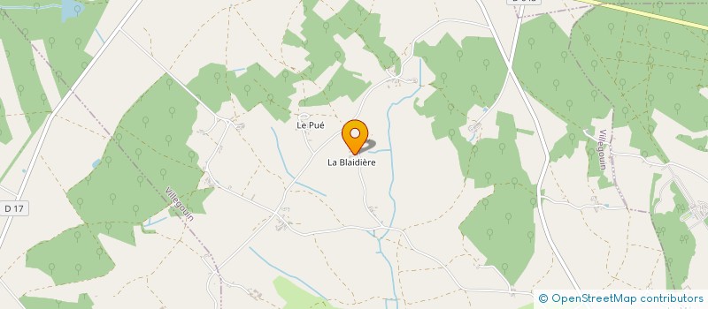 localisation de l'entreprise MONSIEUR OLIVIER BERNIER à VILLEGOUIN