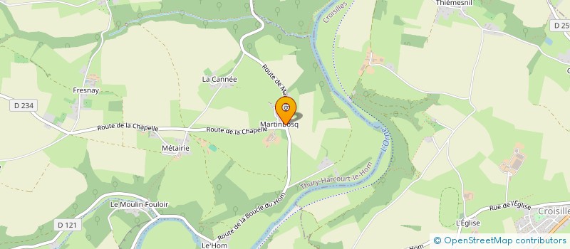 localisation de l'entreprise MONSIEUR OLIVIER BERRICHON  THURY-HARCOURT-LE-HOM