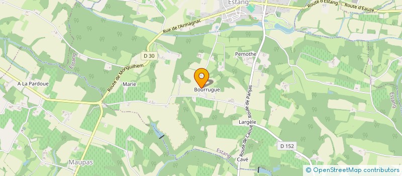 localisation de l'entreprise MONSIEUR OLIVIER BERTRAIS  ESTANG