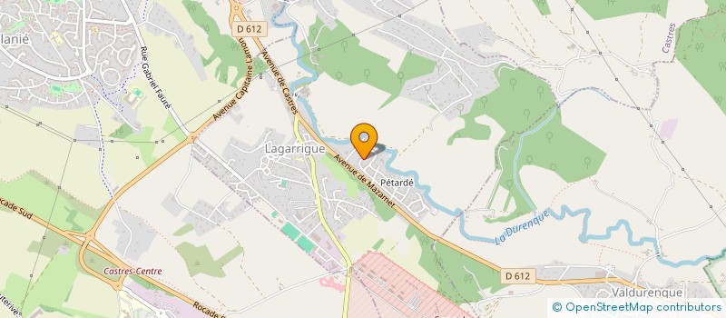 localisation de l'entreprise MONSIEUR OLIVIER BERTRAND  LAGARRIGUE