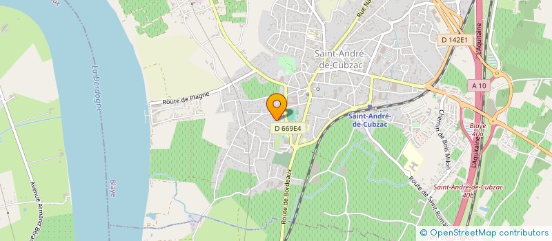 localisation de l'entreprise MONSIEUR OLIVIER BERTRAND à SAINT-GENES-DE-FRONSAC
