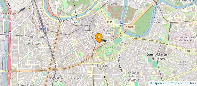 localisation de l'entreprise MONSIEUR OLIVIER BERTRAND à GRENOBLE