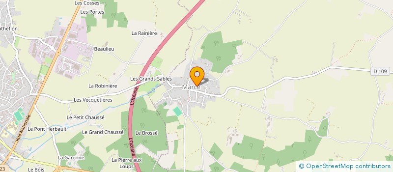 localisation de l'entreprise MONSIEUR OLIVIER BESCHU à LOIRE-AUTHION