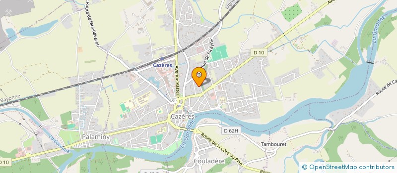 localisation de l'entreprise MONSIEUR OLIVIER BESSON  MARIGNAC-LASPEYRES