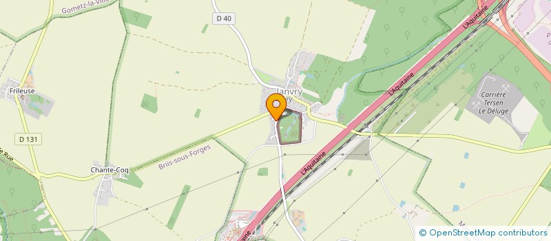 localisation de l'entreprise MONSIEUR OLIVIER BETTON  JANVRY