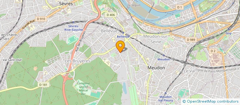 localisation de l'entreprise MONSIEUR OLIVIER BEUNE à MEUDON