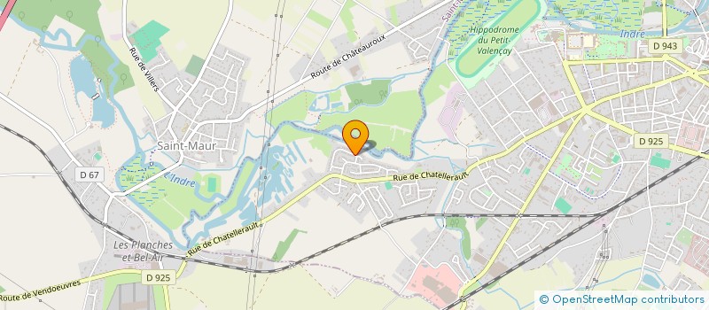 localisation de l'entreprise MONSIEUR OLIVIER BEURRIER à CHATEAUROUX
