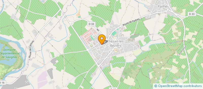 localisation de l'entreprise MONSIEUR OLIVIER BEZIAT à THEZAN-LES-BEZIERS