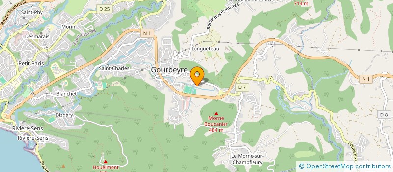 localisation de l'entreprise MONSIEUR OLIVIER BIABIANY à GOURBEYRE