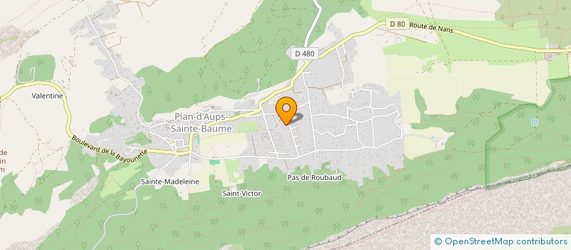 localisation de l'entreprise MONSIEUR OLIVIER BIANCOTTO  PLAN-D'AUPS-SAINTE-BAUME