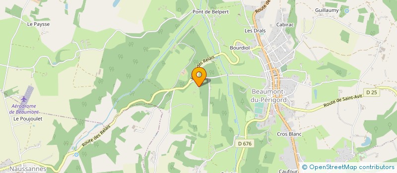 localisation de l'entreprise MONSIEUR OLIVIER BIARD à BEAUMONTOIS EN PERIGORD