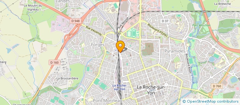 localisation de l'entreprise MONSIEUR OLIVIER BIBARD à LA ROCHE-SUR-YON