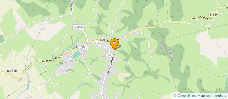 localisation de l'entreprise MONSIEUR OLIVIER BIDART  BARDOS