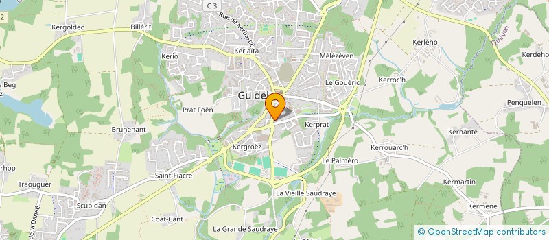localisation de l'entreprise MONSIEUR OLIVIER BIENVENU  GUIDEL