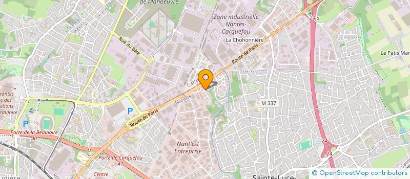 localisation de l'entreprise MONSIEUR OLIVIER BILLAUDEAU à NANTES