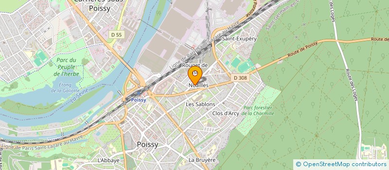 localisation de l'entreprise MONSIEUR OLIVIER BILY à POISSY