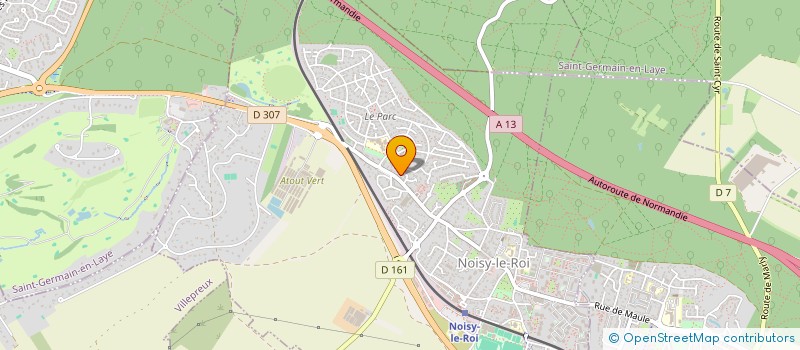 localisation de l'entreprise MONSIEUR OLIVIER BIRE  NOISY-LE-ROI